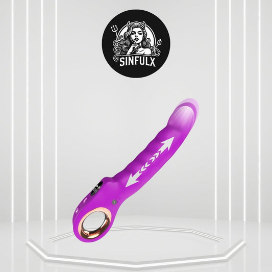 EclipseLuxe Hollow Handle Thrusting Vibrator - SinfulX