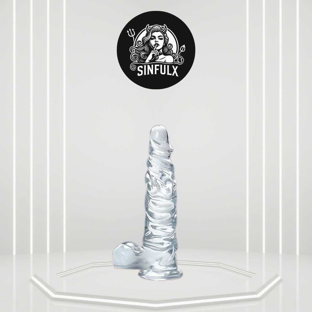 MoonRipple 11.8" Advanced Clear Dildo - SinfulX