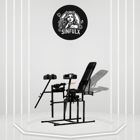 EchoFrame BDSM Leg Spreader Obedience Sex Machine - SinfulX