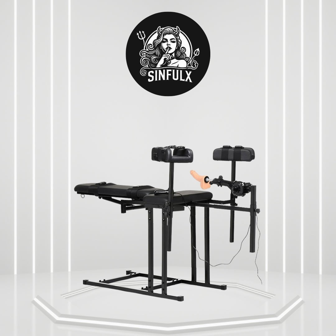 NovaCradle Sex Machine Obedience Chair - SinfulX