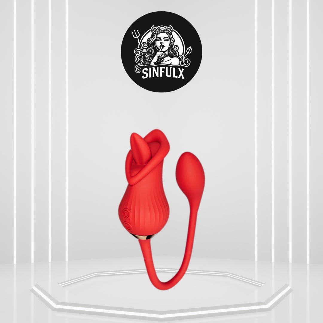 TeaseDrop Tongue Licking Egg Vibrator - SinfulX -