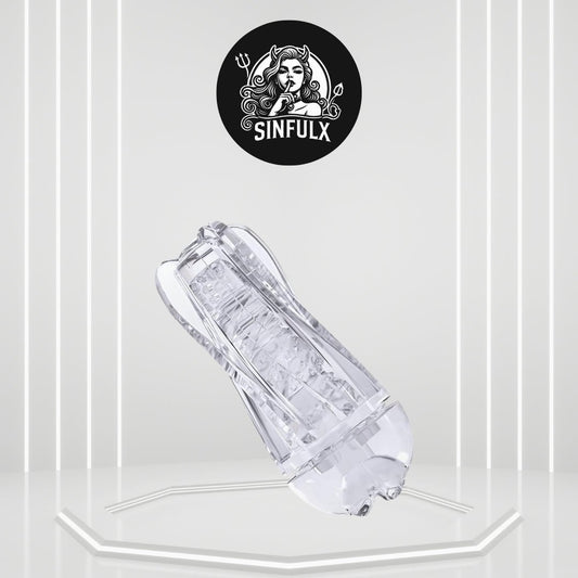 ClearGrip Spiral Suction Transparent Stroker - SinfulX - Fleshlight/Masturbator