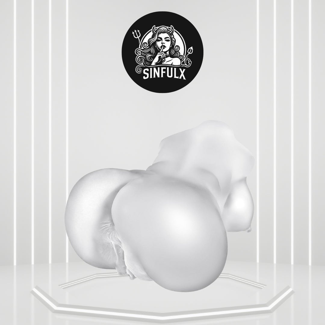 Curvy Transparent BBW Sex Doll Stroker with Dual Holes SinfulX Curvy Transparent BBW Sex Doll Stroker with Dual Holes SinfulX