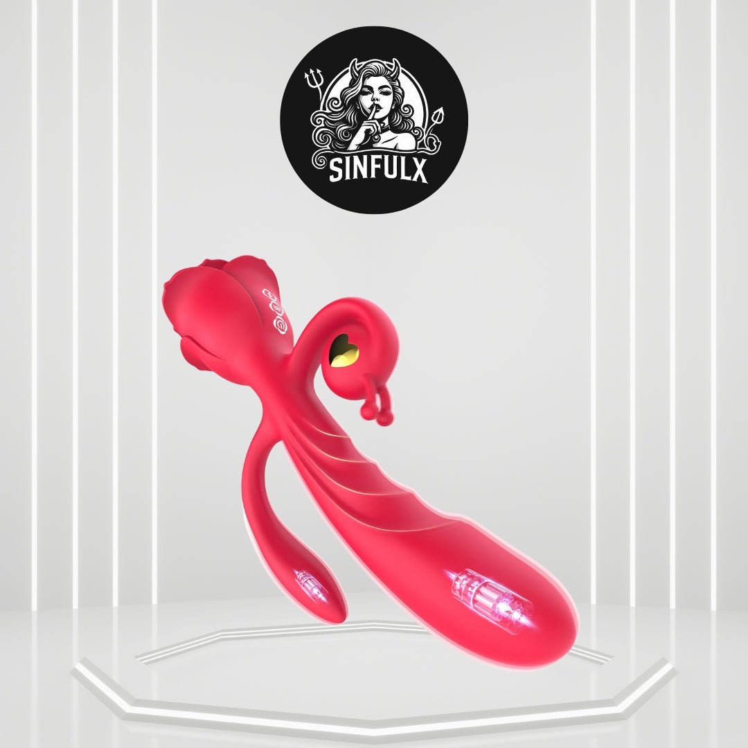TriLure 3 - in - 1 Clit, G - Spot & Anal Vibrator - SinfulX - Personal Care > Sexual Wellness > G - Spot Vibrator