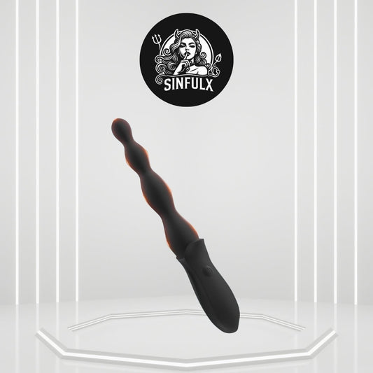 VibeBeads Pro Vibrating Anal Beads Wand - SinfulX - Personal Care > Sexual Wellness > Prostate Massager