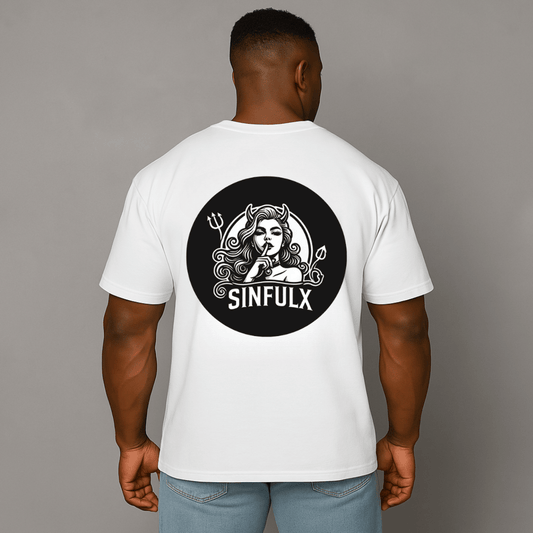 EA Men's Oversized SX Logo Tee - SinfulXOversized T-Shirt