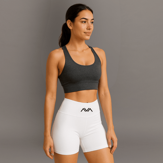 AE Yoga Performance Shorts for Women - White - SinfulXYoga Shorts