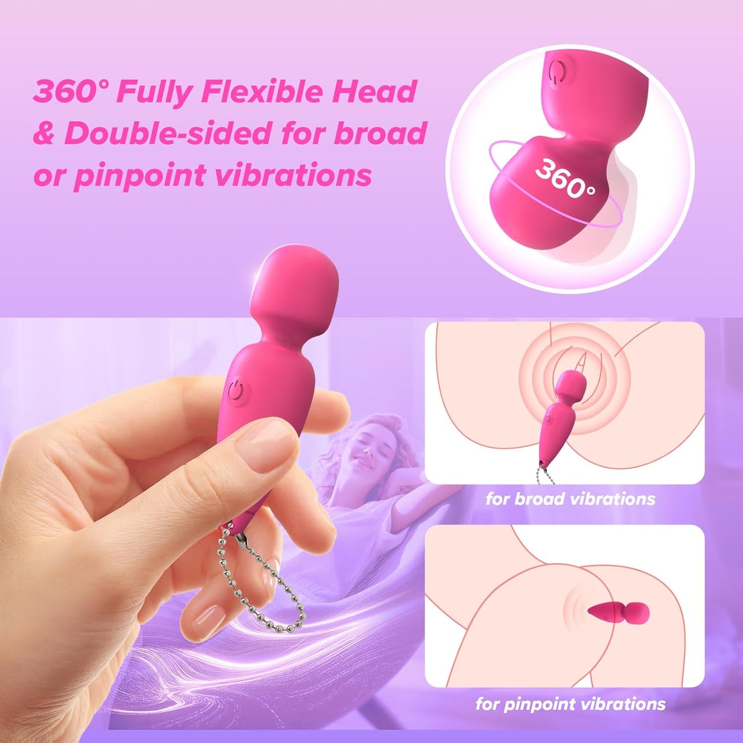 CloudKiss Mini Vibrator Wand