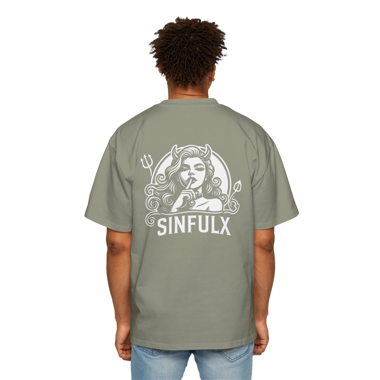 EA Men's Oversized SX Logo Graphic Tee