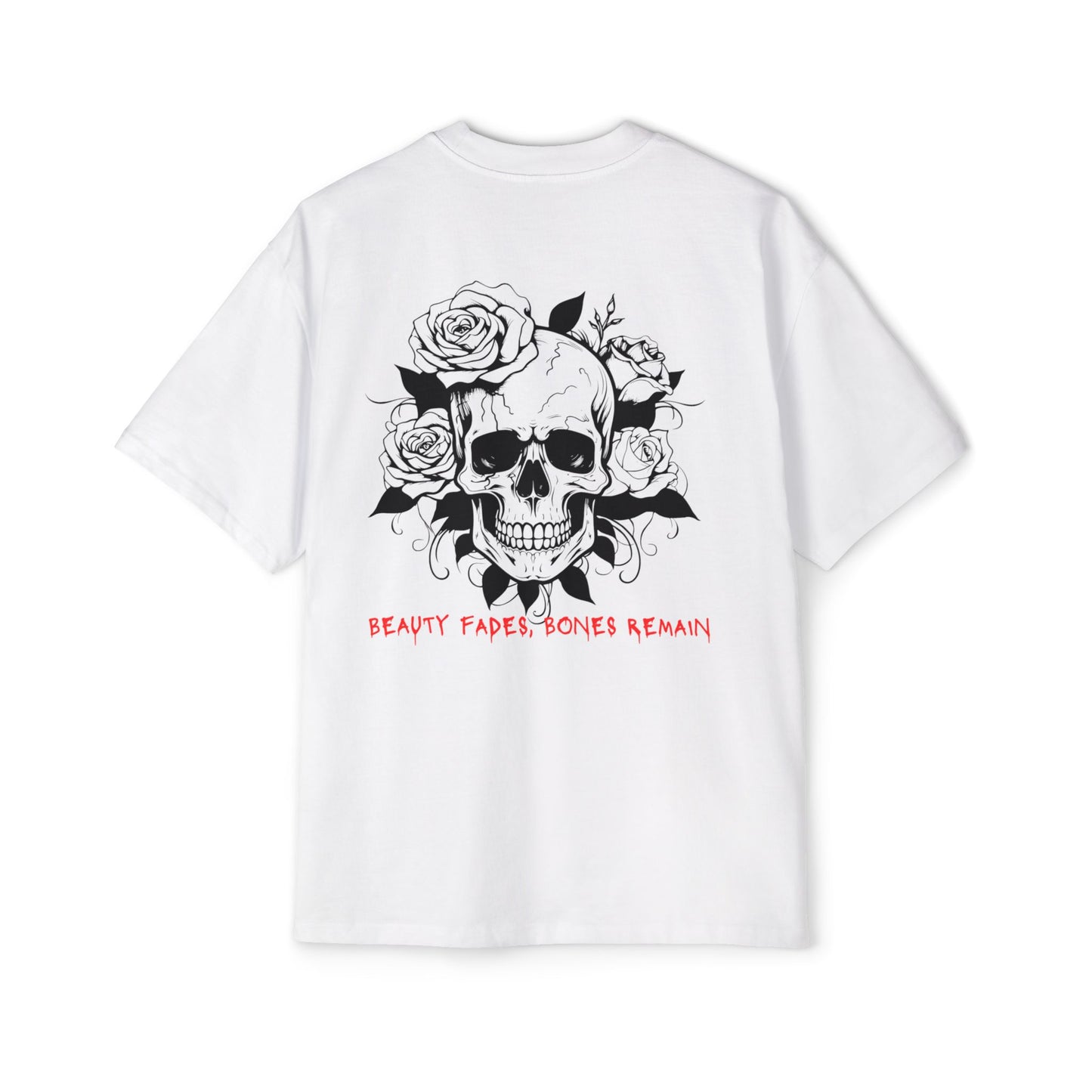 EA Men's Oversized Skull & Roses Tee - SinfulXOversized T-Shirt