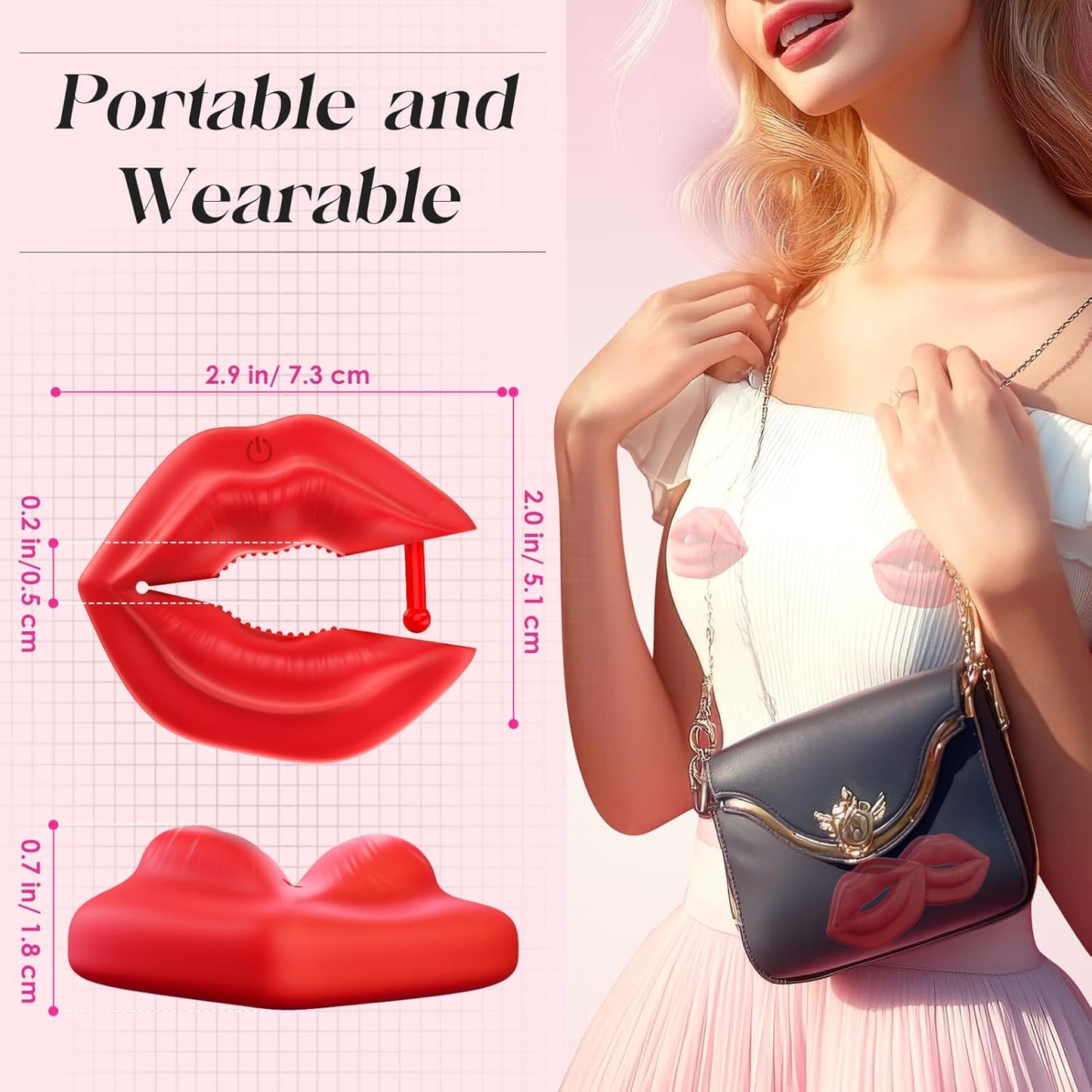 Nipple Clamps Sex Toys Vibrator - Upgrade Adjustable BDSM Nipple Toys with Al Interactive Vibrators, Vibrating Nipple Clamps with Smart Al APP & Remote, Adult Toys & Games for Women Couples