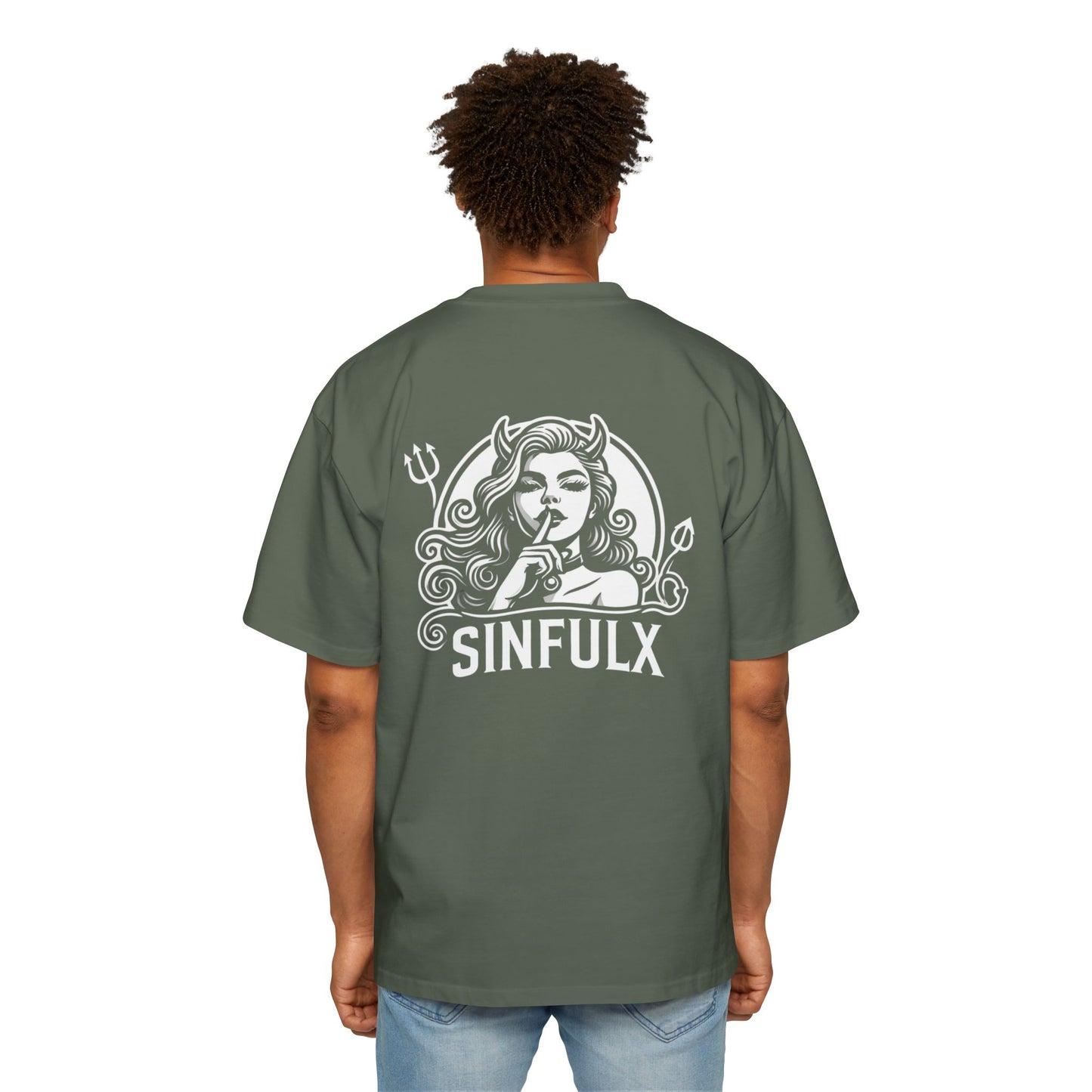 EA Men's Oversized SX Logo Graphic Tee