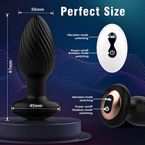TemptTease 360° Rotation Swirl Anal Plug