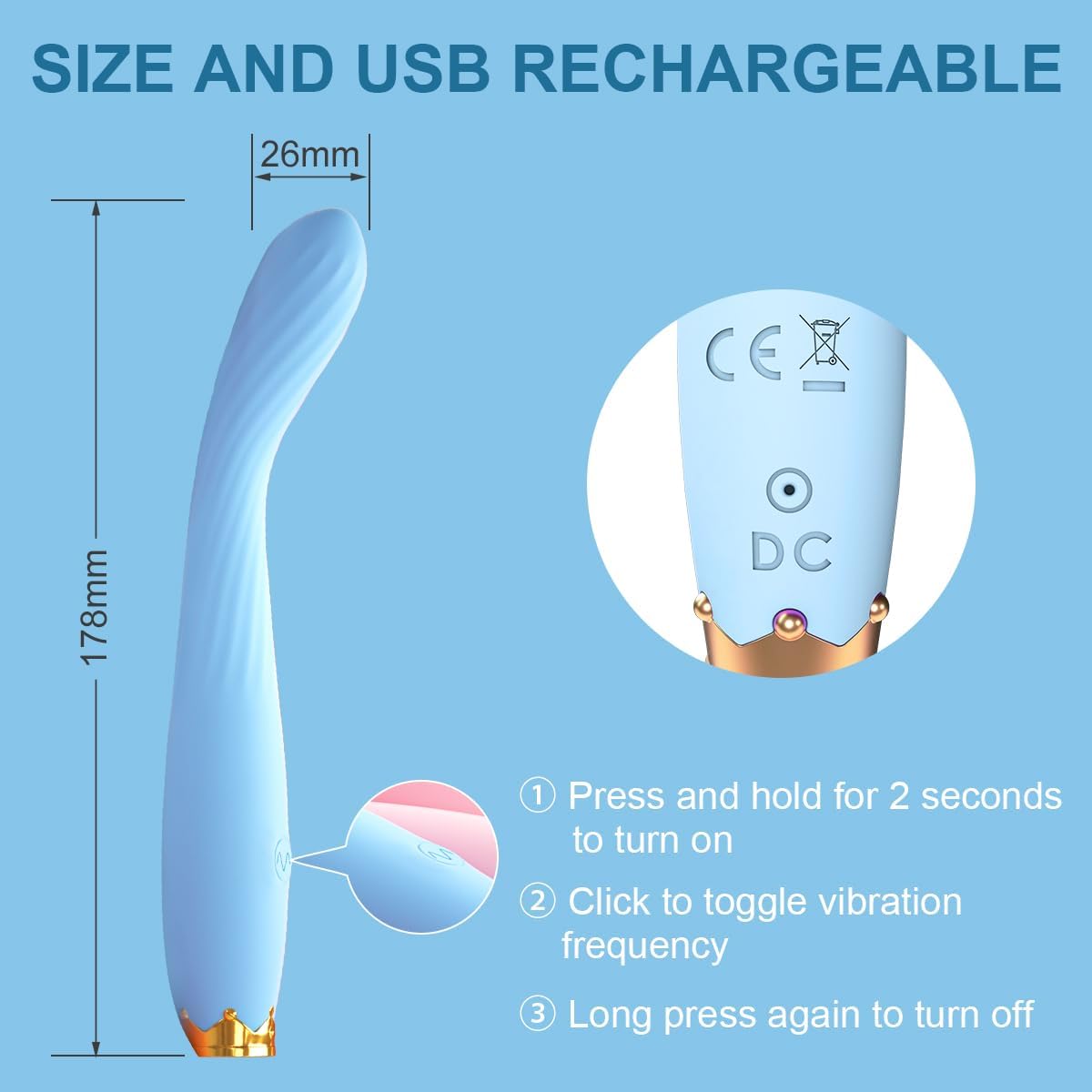 FrostTremor G-Spot Stimulation Vibrator