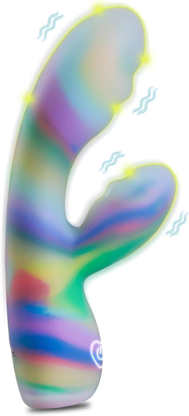 PrismRabbit Rainbow G - Spot & Clit Vibrator - SinfulX - Personal Care > Sexual Wellness > Rabbit Vibrator
