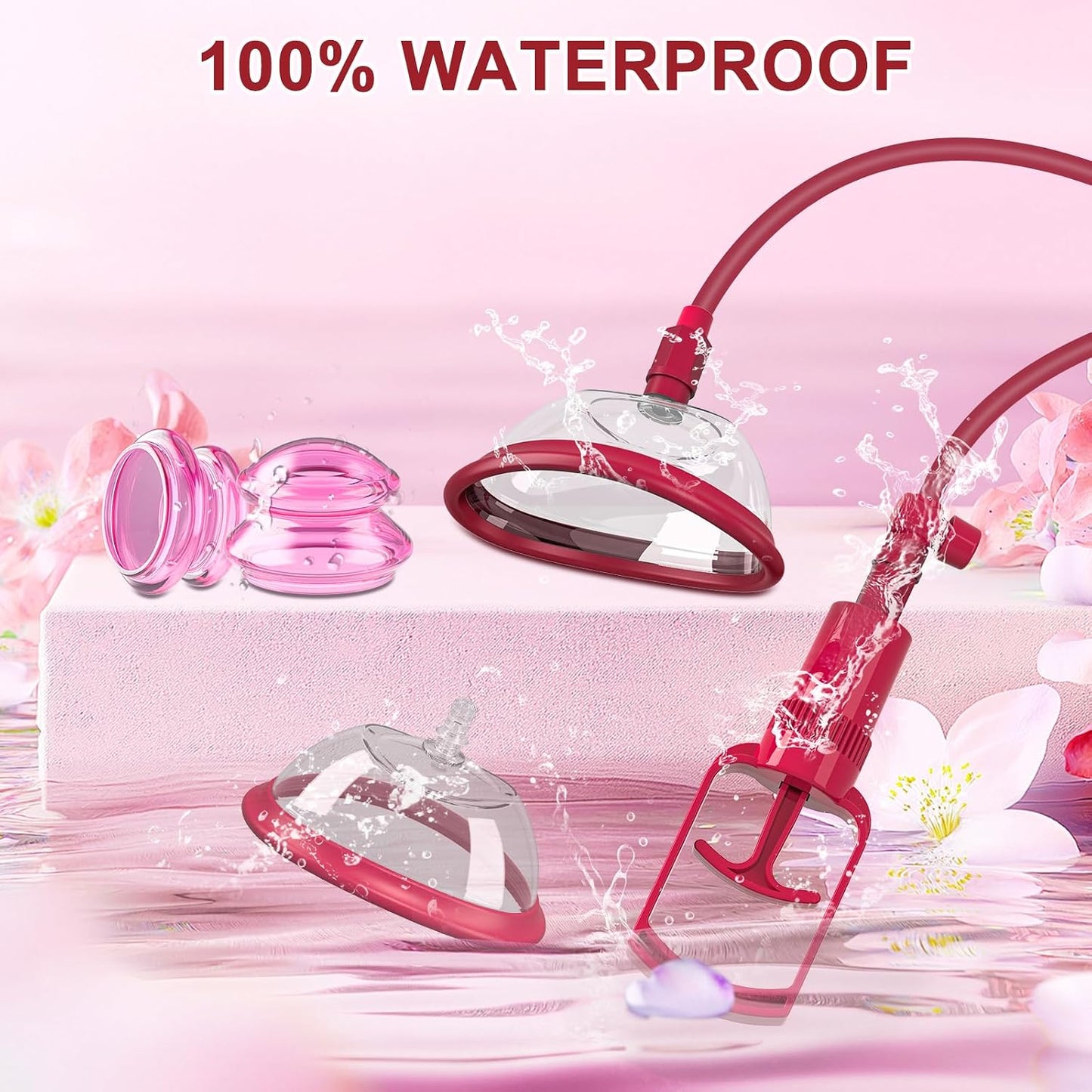 LushReverie Pussy Pump & Nipple Sucker Set | 4 Suction Cups