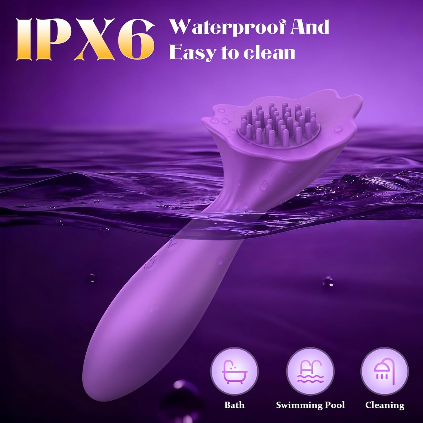 G-Spot Vibrator - Couples Sex Toy, Nipple, Clitoris, and Anal Stimulator, 10 Vibration and Tapping Modes, Waterproof Vibrator Massager, Adult Sex Toy, Suitable for Women and Couples
