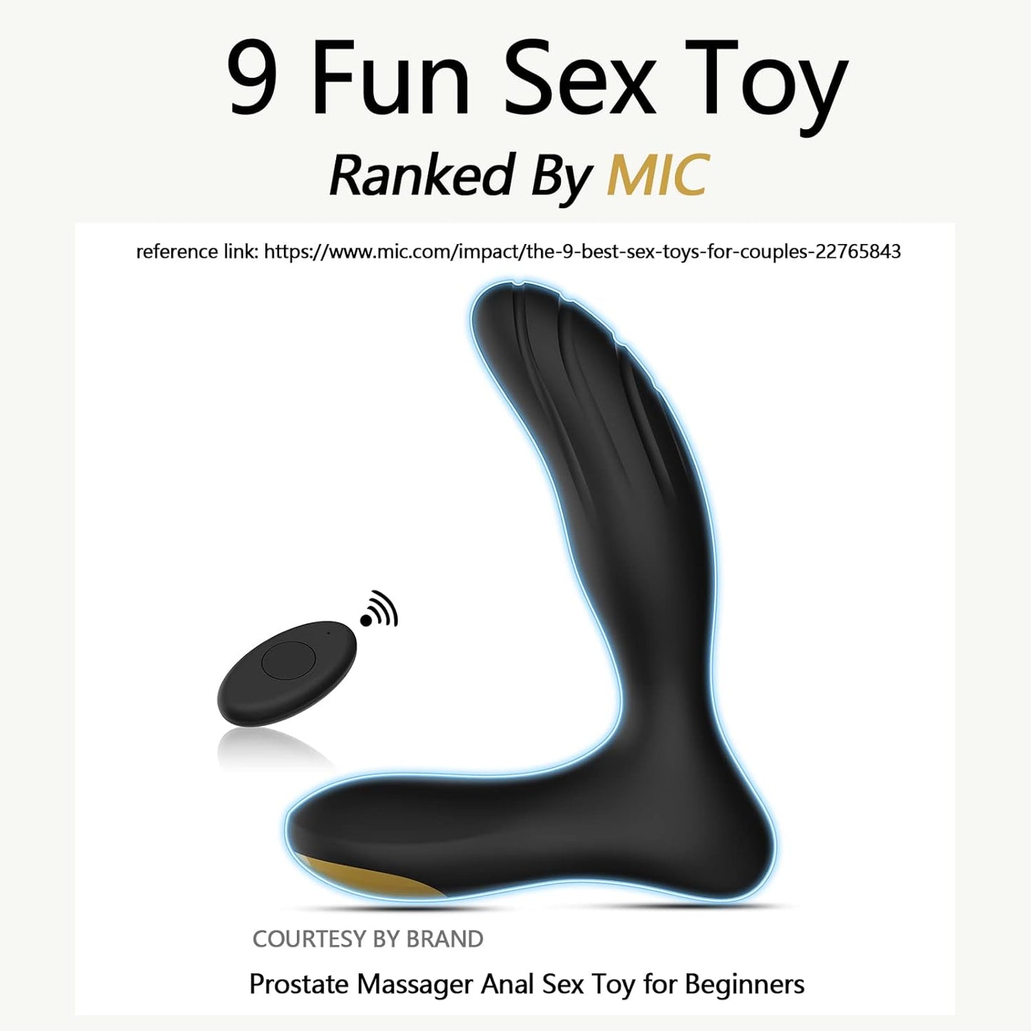 NovaReach Vibrating Remote Control Prostate Massager - SinfulX