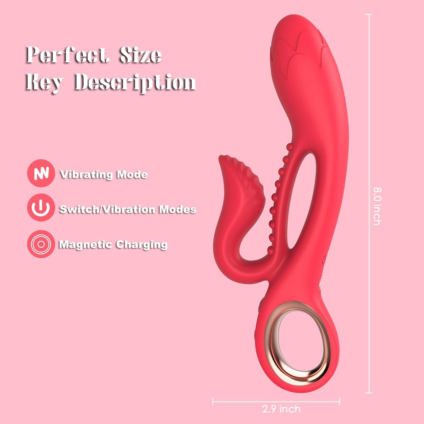 EchoCurve G-Spot Clitoral Dildo Vibrator