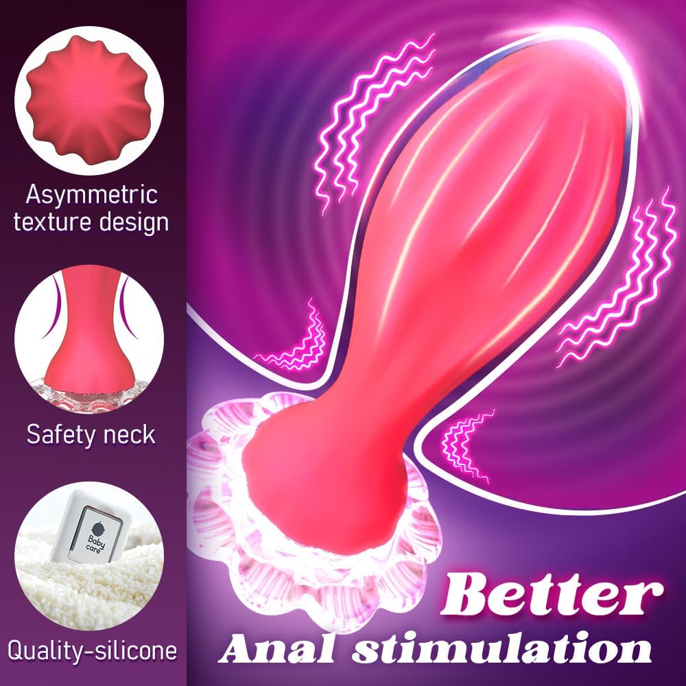 SatinPetal Vibrating Butt Plug