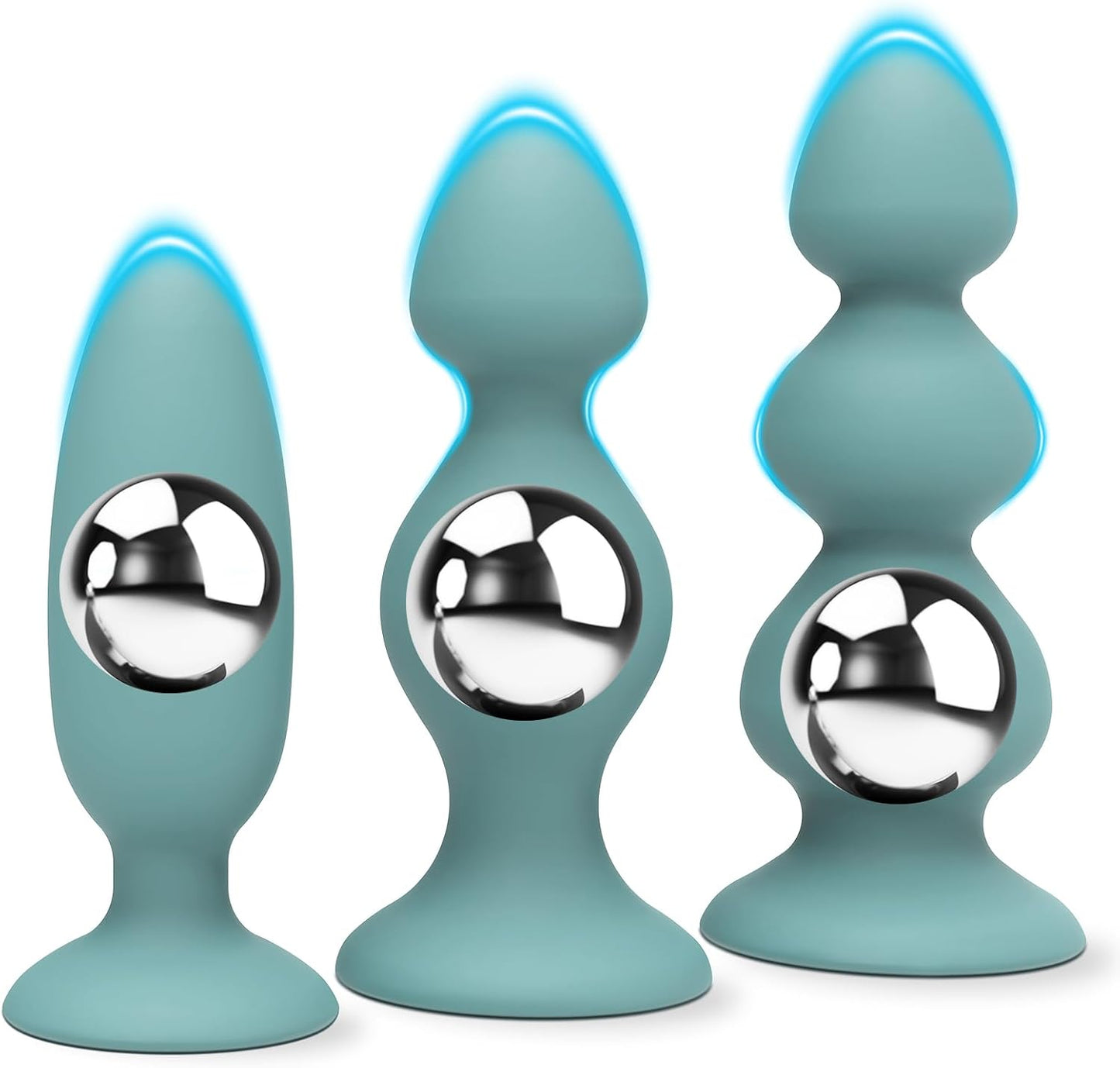PhantomCharm Weighted Butt Plug Set