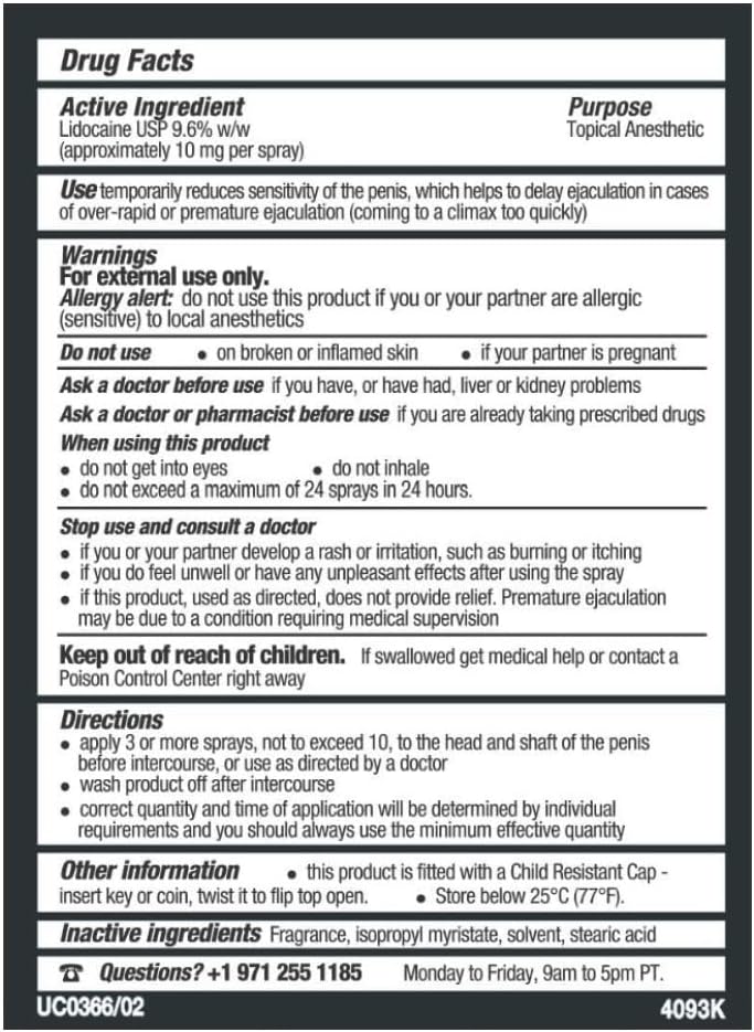 Delay Spray - Genital Desensitizer Spray - SinfulX