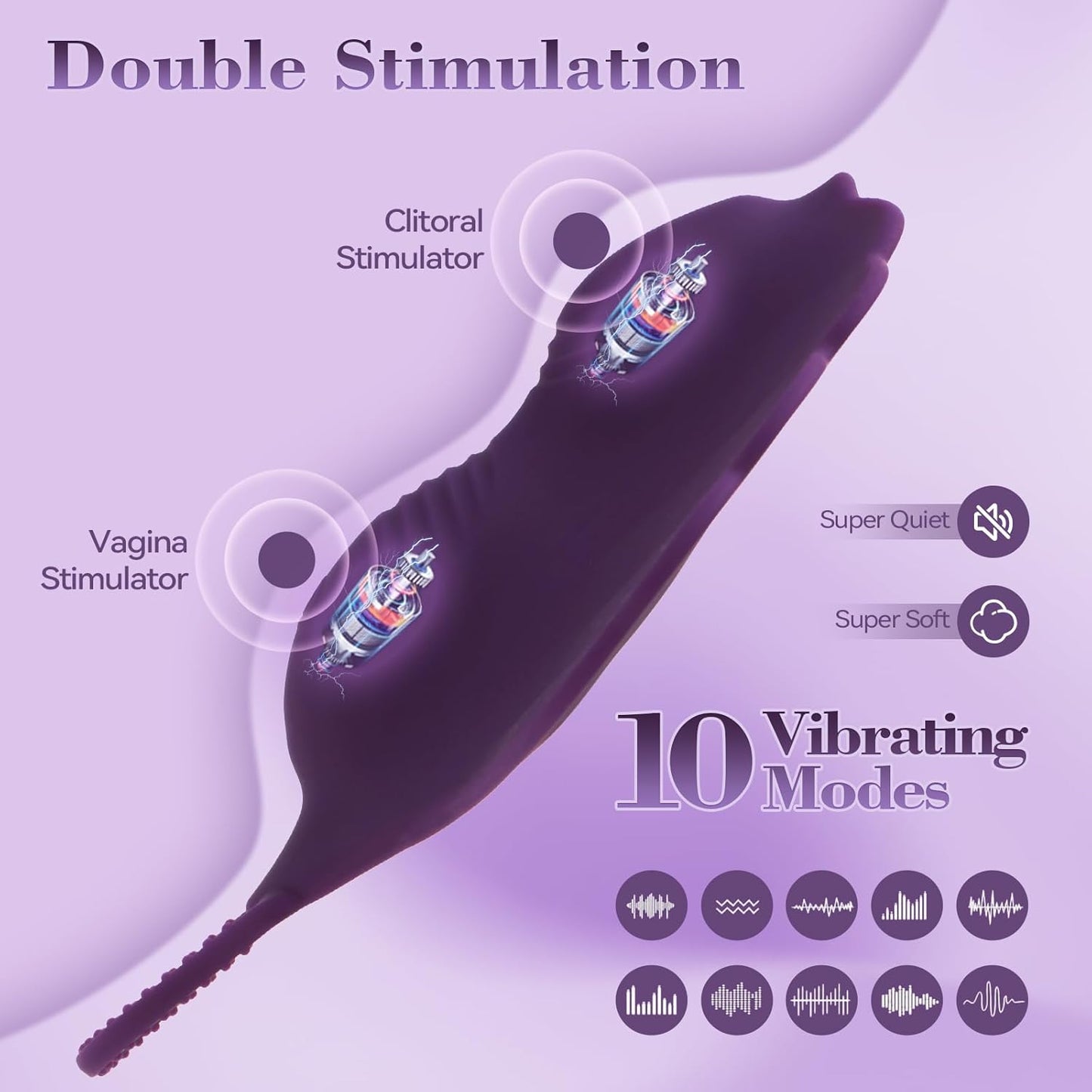 LustfulPleasure Wearable Butterfly Vibrator