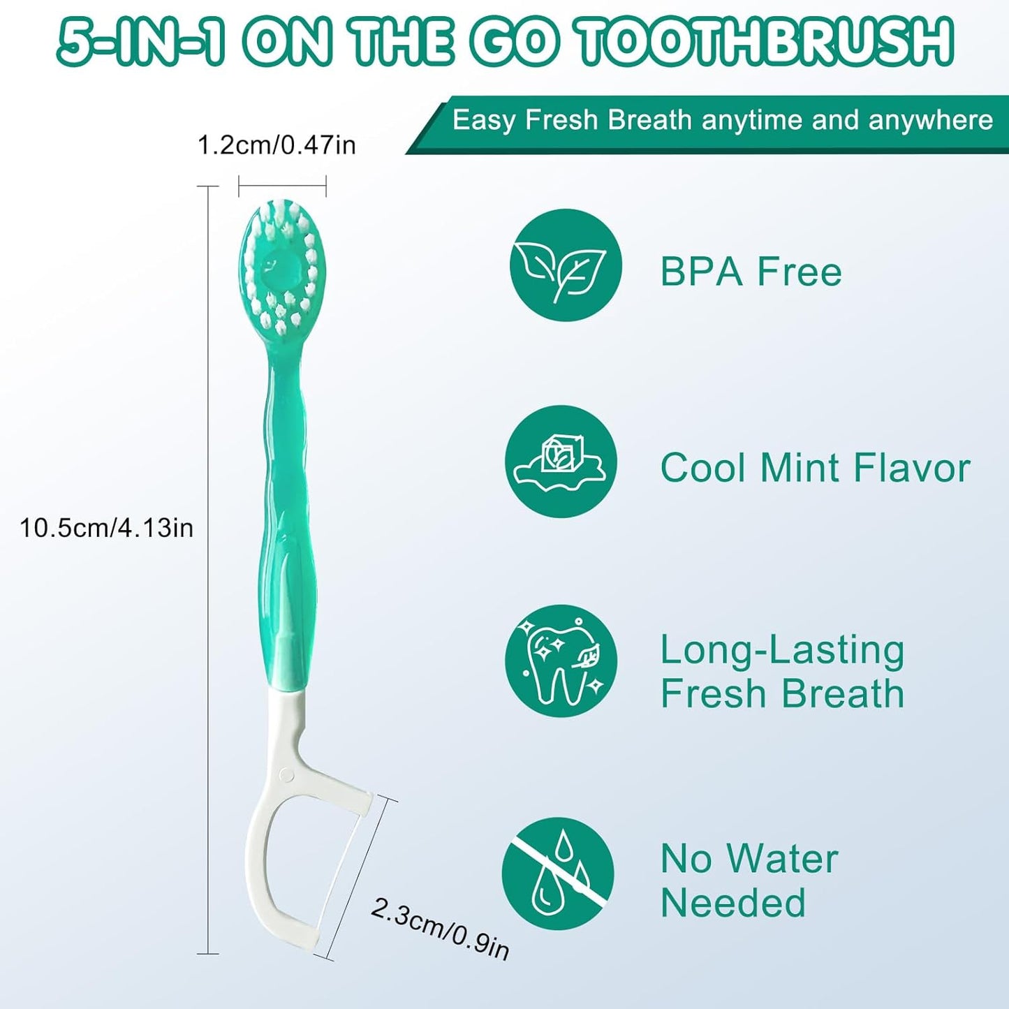 Morning After Disposable Mini Toothbrushes