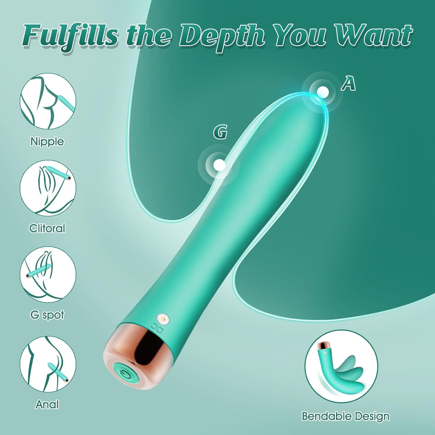 RippleQuill Powerful G-Spot Vibrator