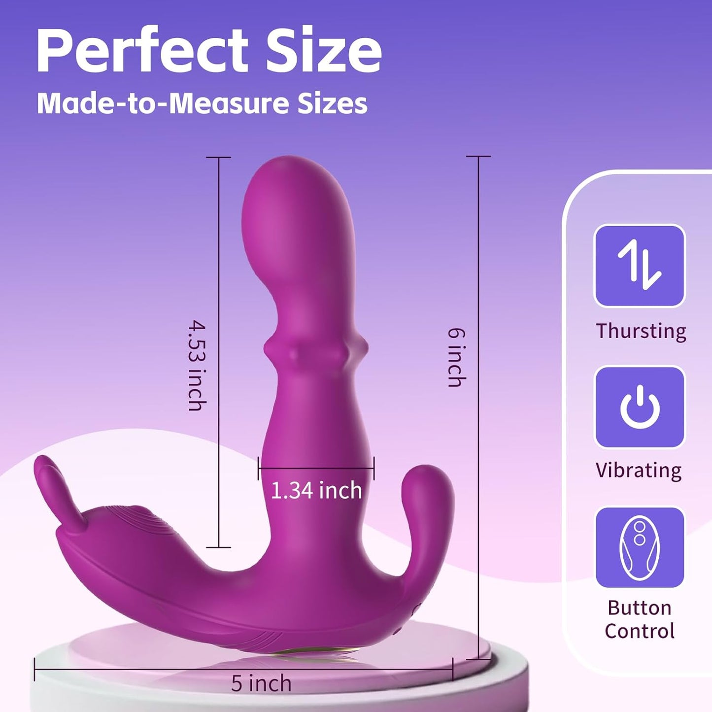 RadiantEuphoria Wearable Dildo Panty Vibrator