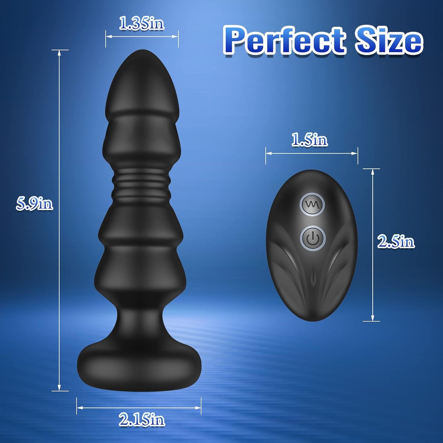 HorizonGrip Thrusting Anal Prostate Massager