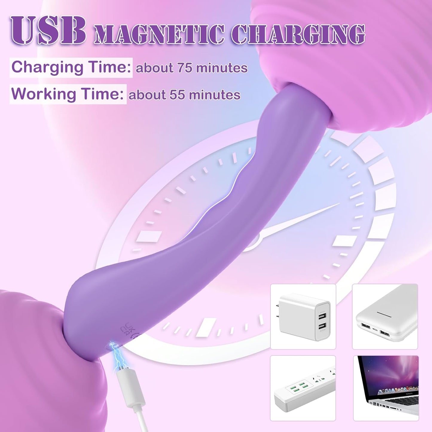 FlareGlow G-Spot Wand Vibrator