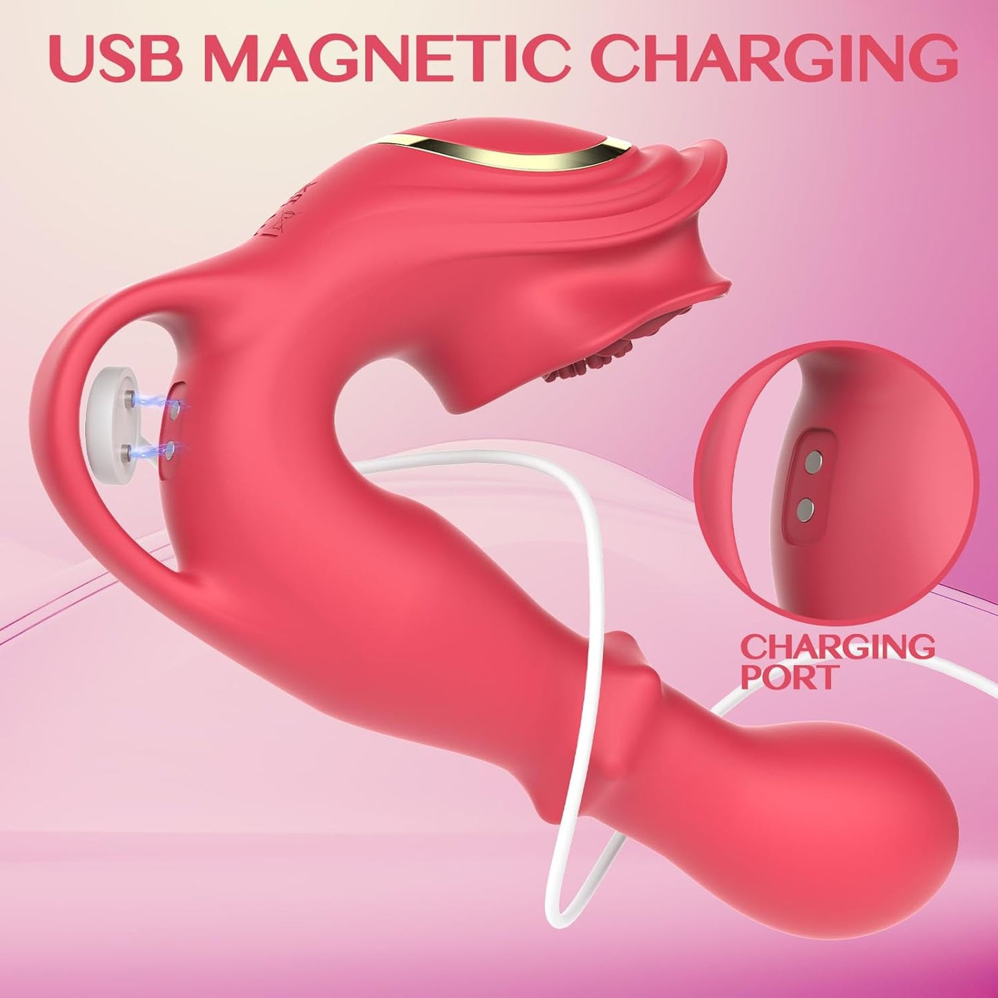 ColossusPetal Clitoral Stimulator Rose G-Spot Vibrator