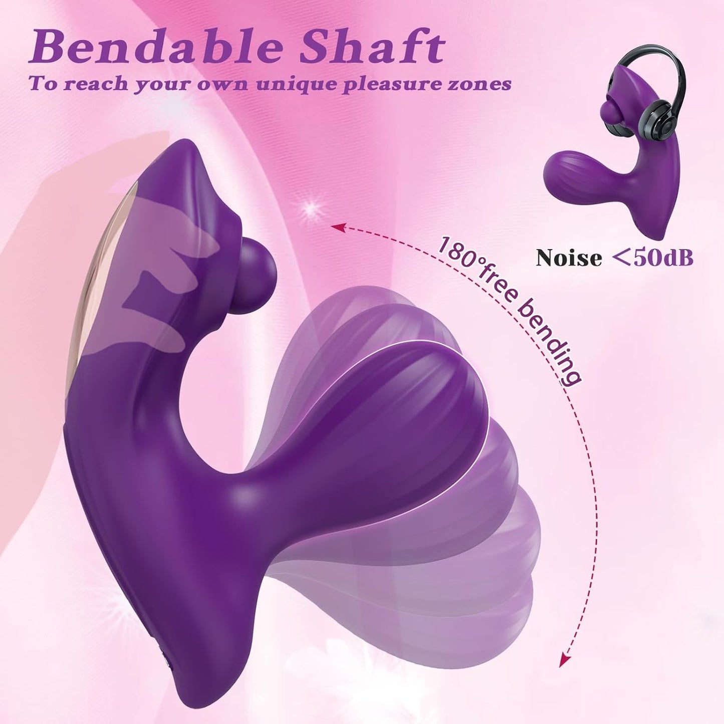 OpalGlow Wearable App Control Clitoral G - Spot Vibrator - SinfulX