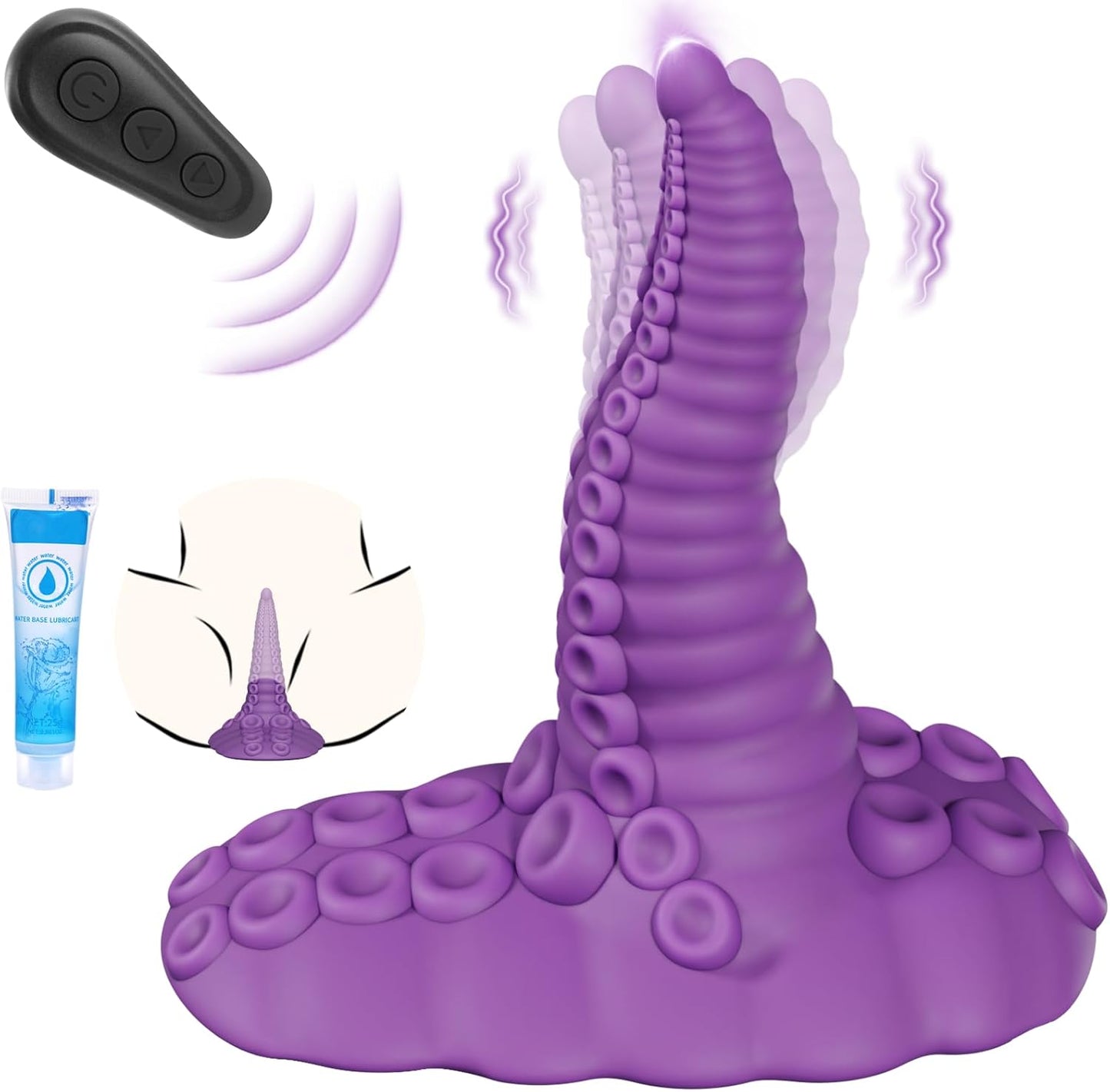 EuphorWave Remote Control Monster Dildo - SinfulX