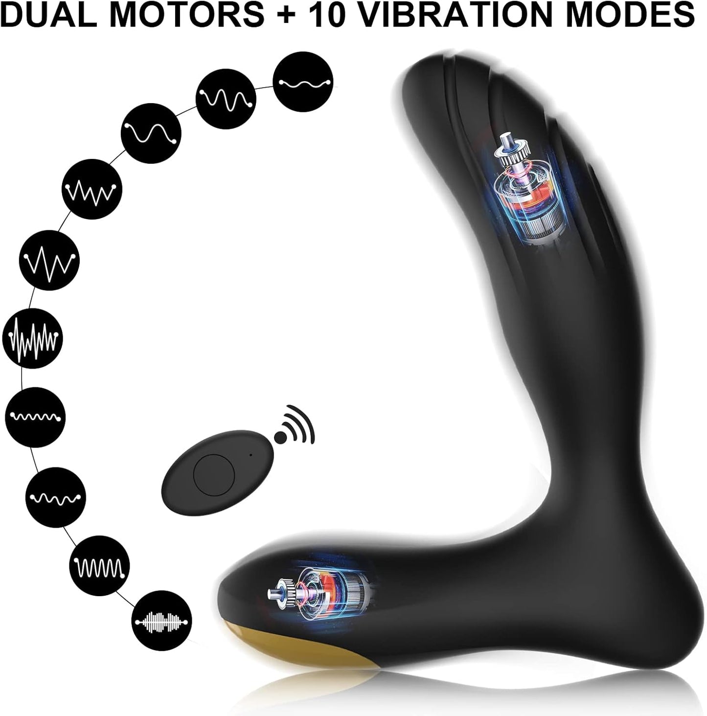 NovaReach Vibrating Remote Control Prostate Massager - SinfulX