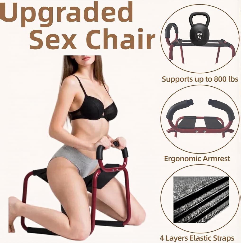 PassionFrame Red Sex Position Chair - SinfulX -