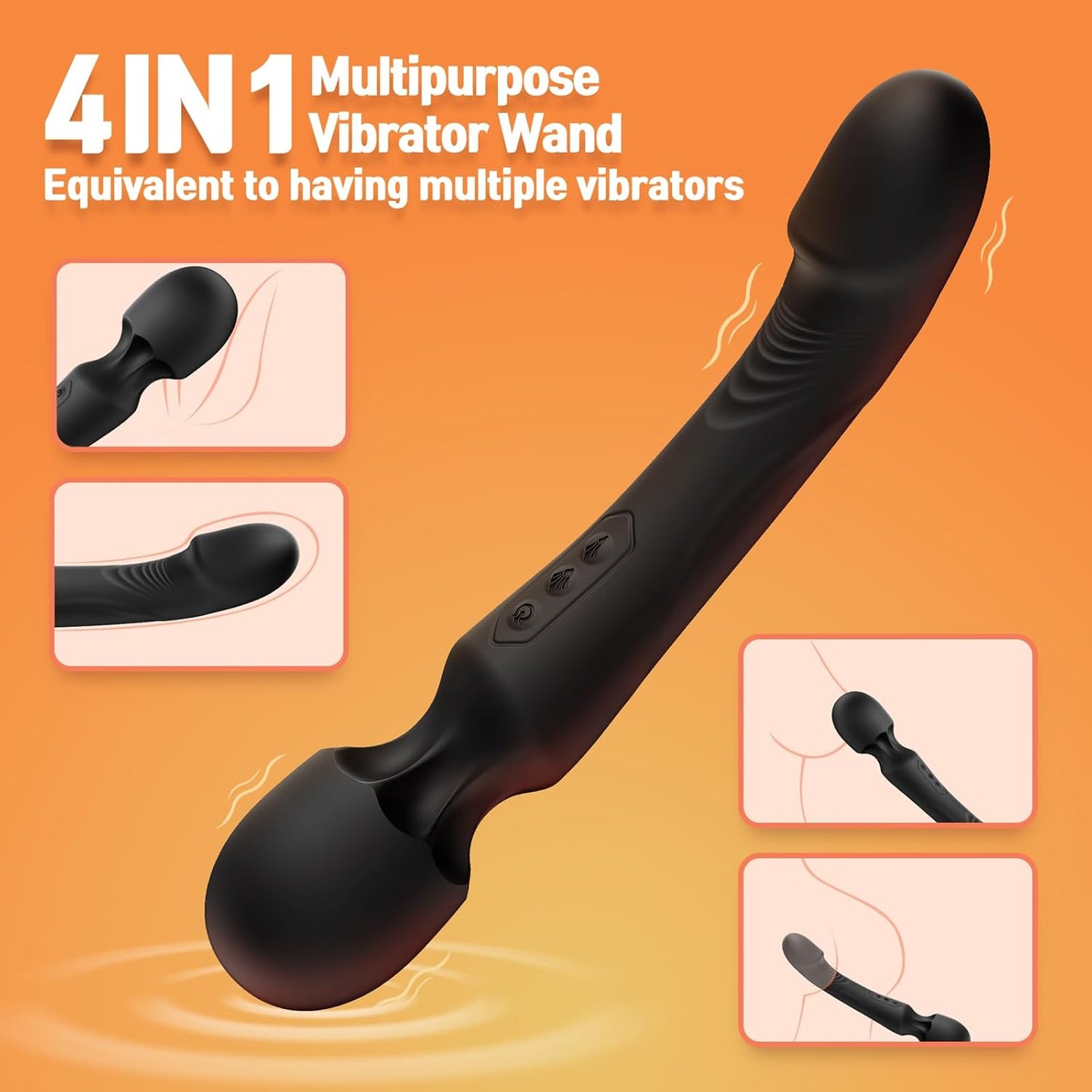 SilkTouch Clitoral Stimulation Wand Vibrator