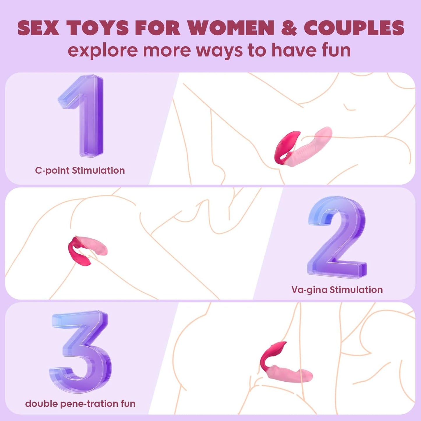 ColossusNest Wearable G-Spot Dildo Vibrator