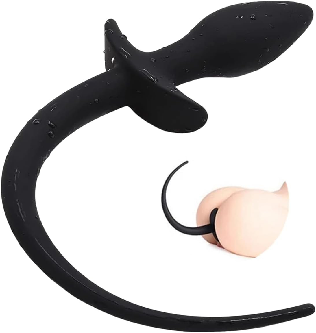 PuppyPlay Silicone Puppy Tail Butt Plug Trainer - SinfulX -