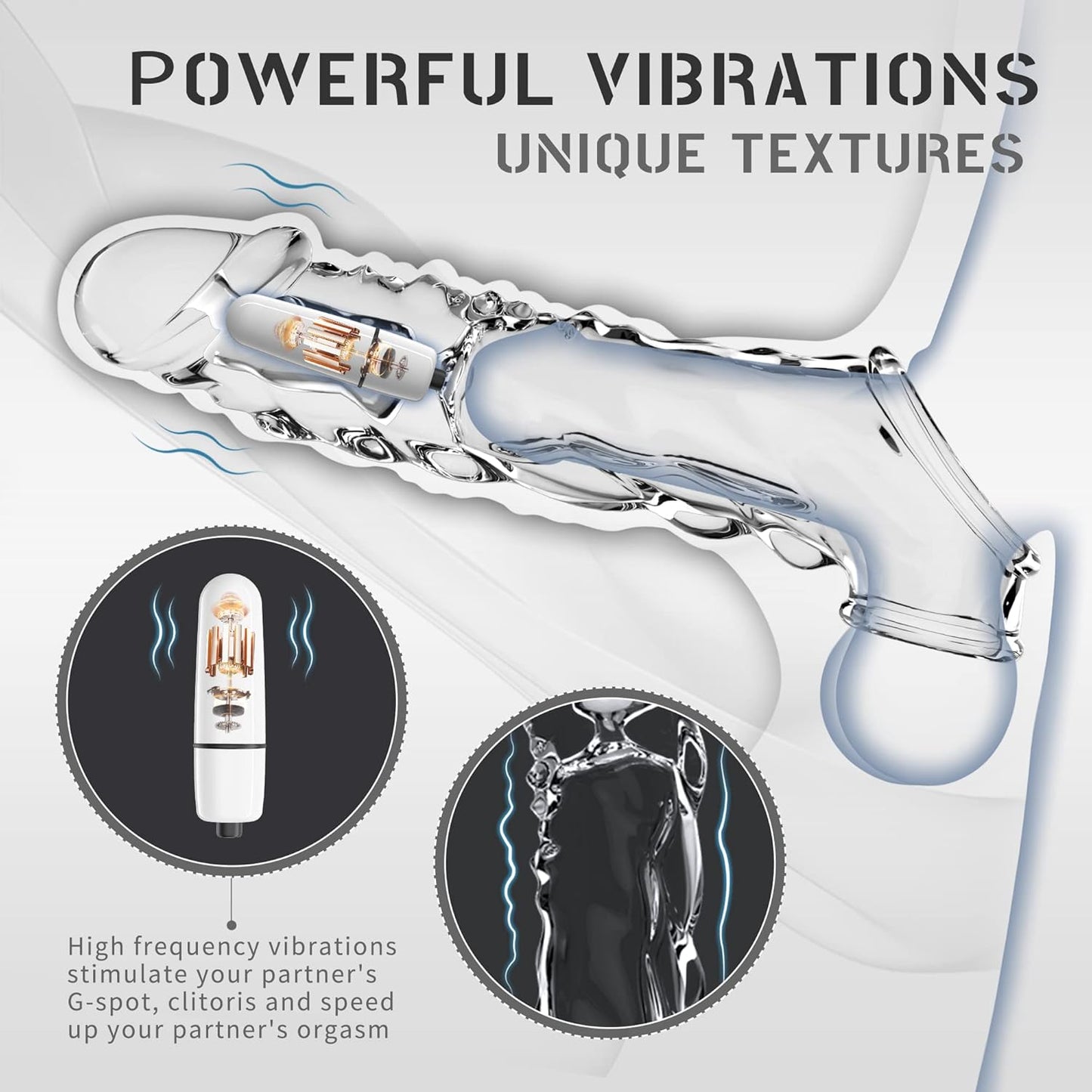 ApexPredator Huge Vibrating Penis Sleeve