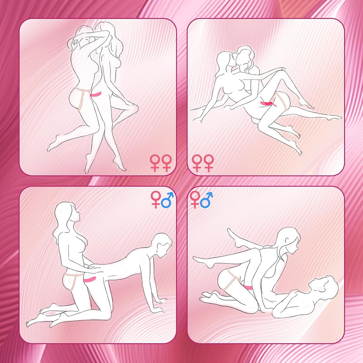 CraveGrip Strap-On Vibrating Dildo