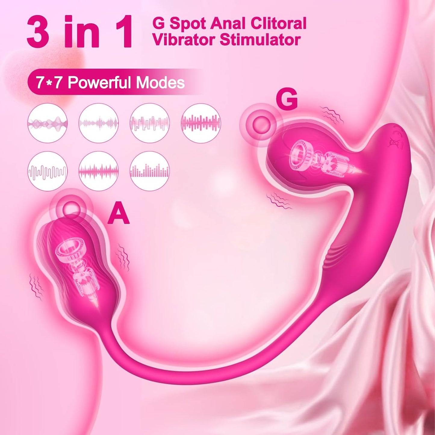 PulseCharm Couples G-Spot Anal Panty Vibrator