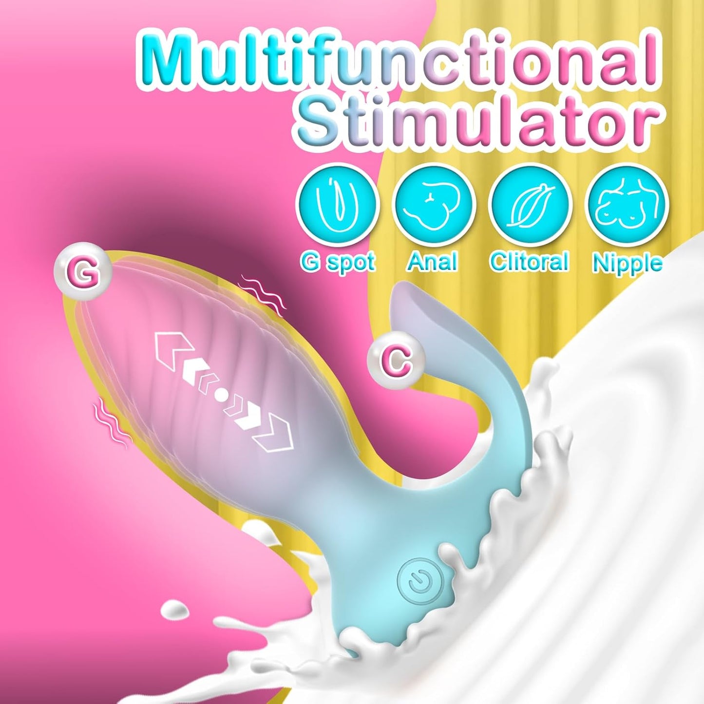 BlushEcho Remote Control Butt Plug Vibrator