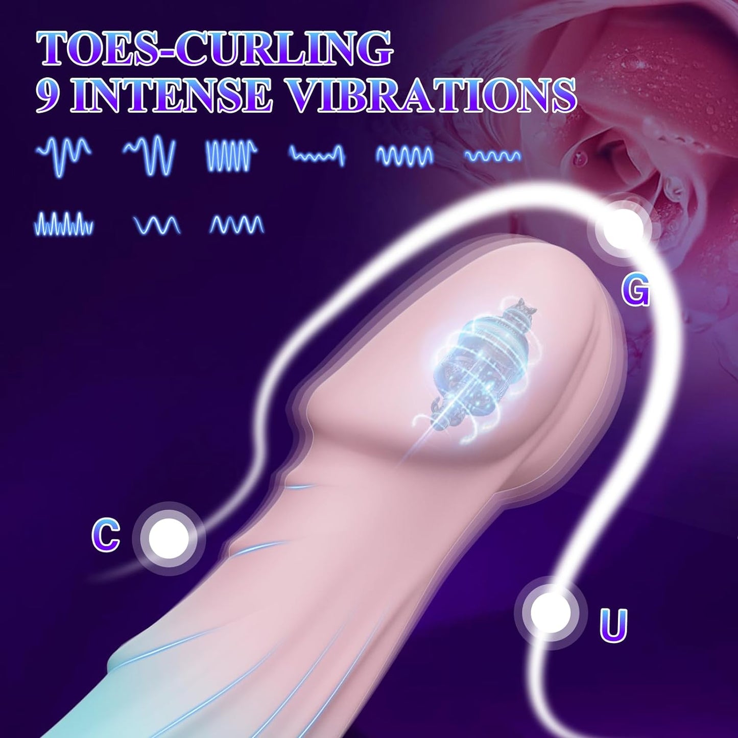 InfiniteFlare Suction Cup Dildo Vibrator