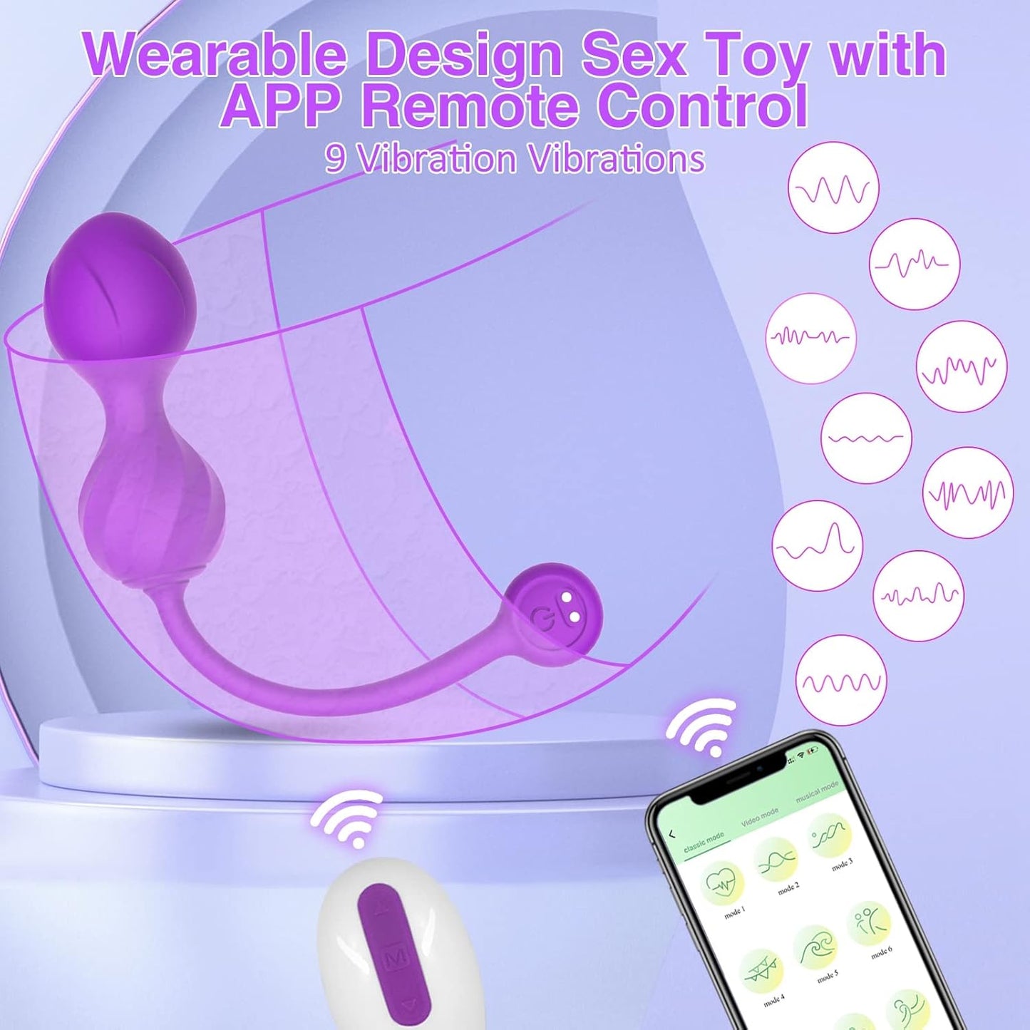 PureAllure Clitoral & Kegel Vibrator