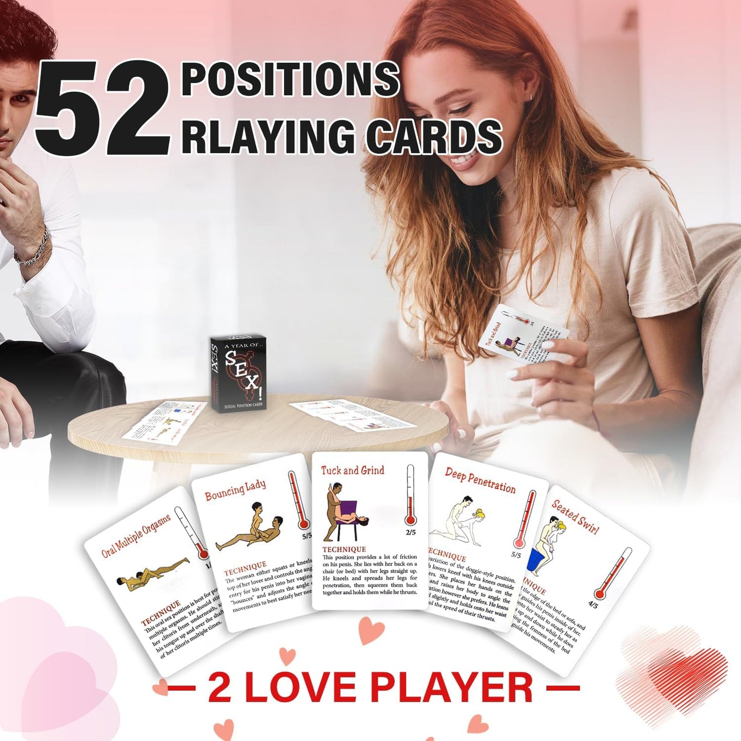 Sexual Positions Bedroom Card Game