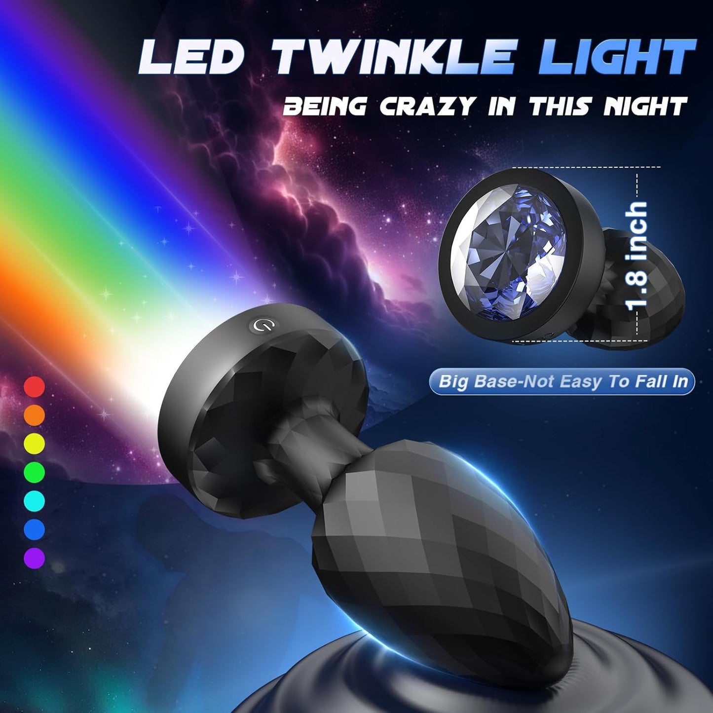 StormTease 360° Powerful Vibrating Butt Plug