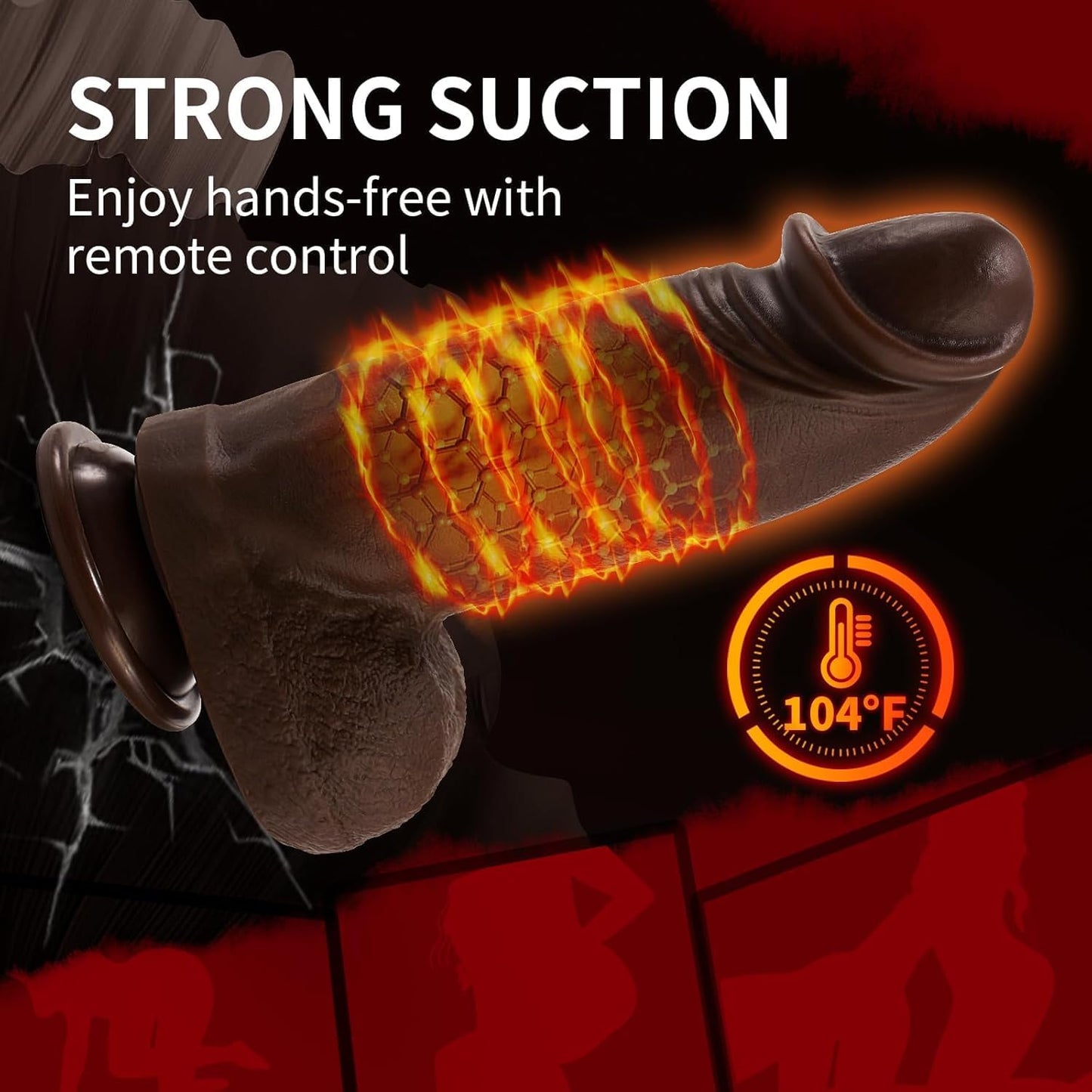 CelestPlug 9.4" Monster Thick Thrusting Dildo - SinfulX