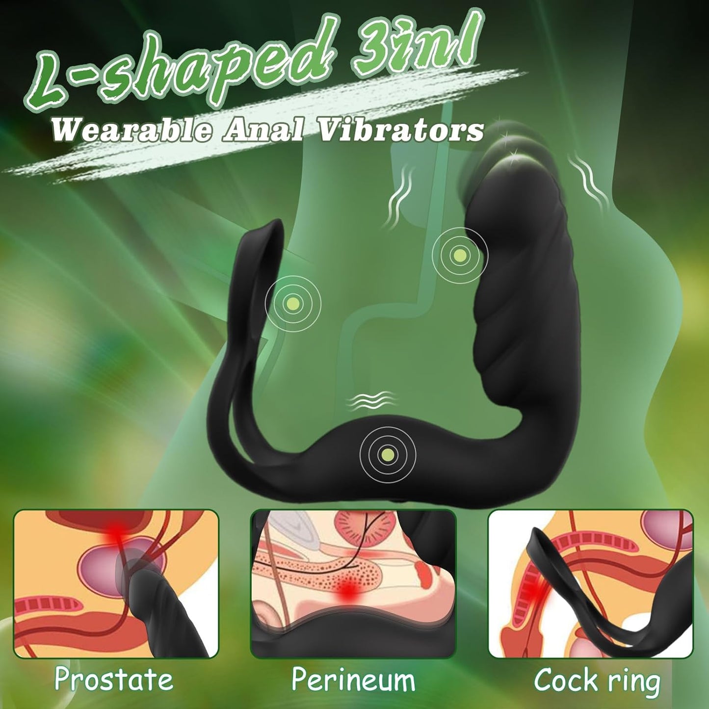 DualEcstasy Thrusting Prostate Massager Penis Ring